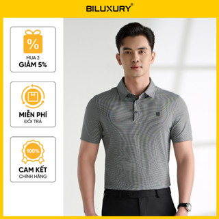 [Hàng mớI 2025] Áo Polo Nam Ghi Đen 9APCH563DEN Cao Cấp Chống Nhăn Bền Màu