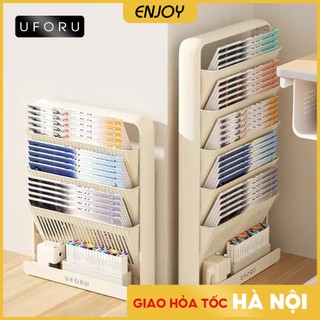  Kệ để sách đứng UFORU để sách vở cho bé kệ tạp chí đựng đồ đa năng chất liệu nhựa PP - EJ774 