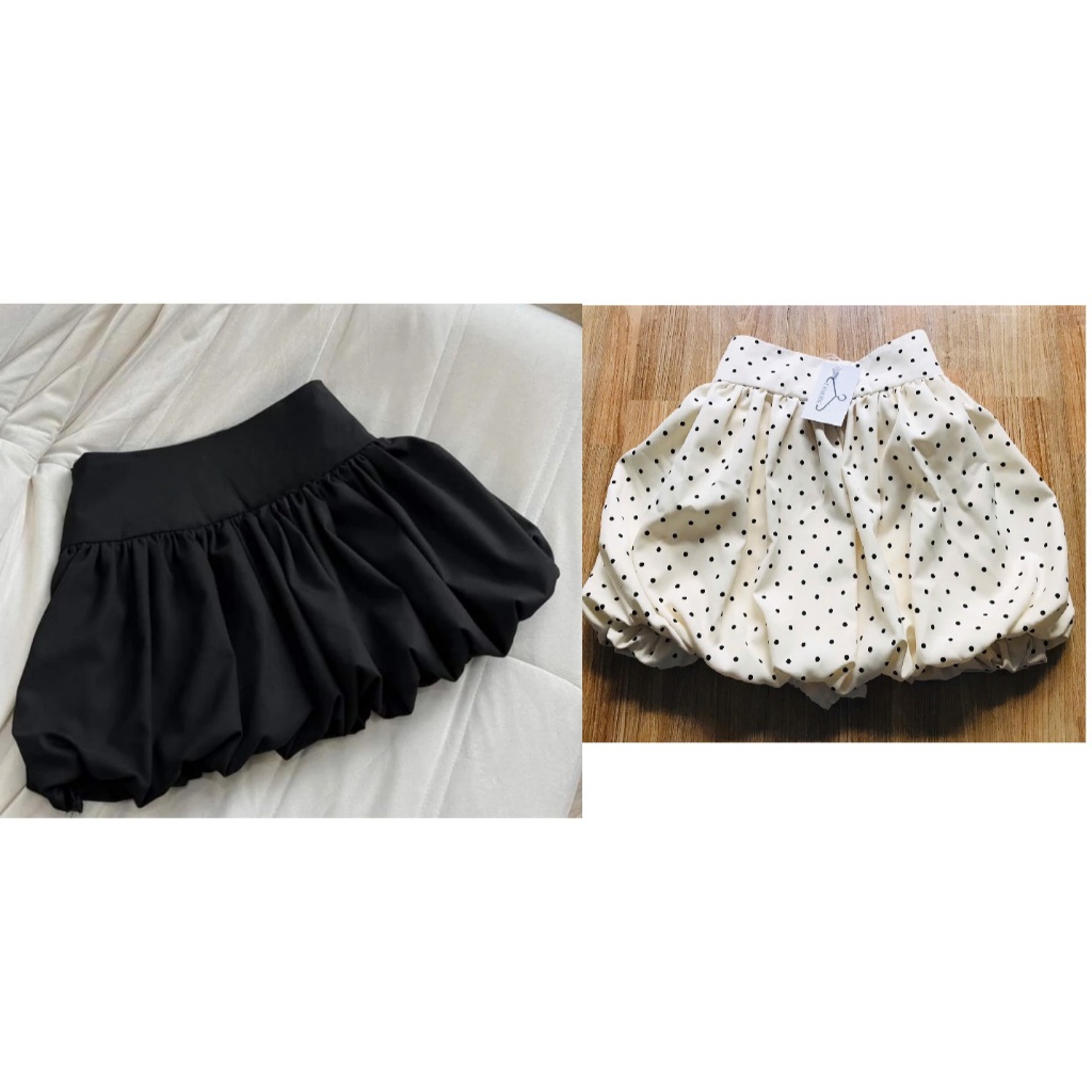 Chân Váy Bí Ngô Bigsize Nữ Kiểu Dáng Ngắn Có Quần Bảo Hộ Bên Trong L013