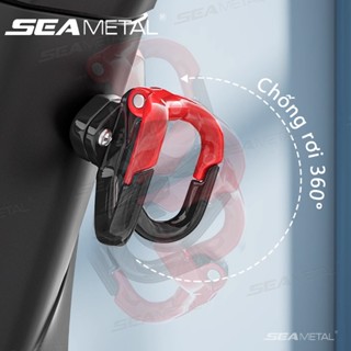Móc treo đồ xe máy SEAMETAL Móc treo đồ gắn xe Vision - Móc đôi có khóa ( giá 1 chiếc)