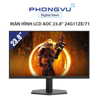  Màn hình LCD AOC 23.8" 24G11ZE 71  1920x1080  Fast IPS  240Hz OC  0.3ms  Adaptive Sync  Đen - Bảo hành 36  tháng  