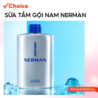 [Choice] Sữa Tắm Gội Nam Giới Hương Nước Hoa Cao Cấp 3in1 Nerman FM1-2436-8 Dung Tích 350ml