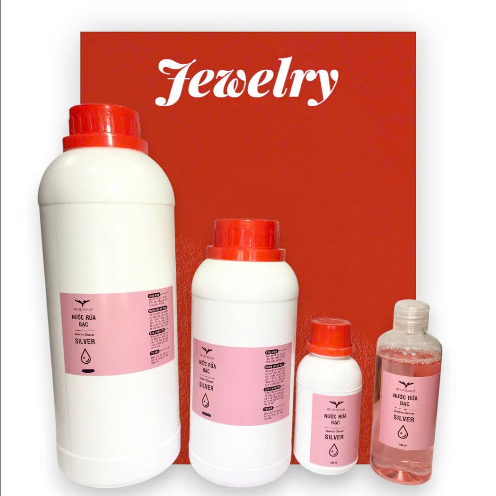 Sỉ 48 chai nước rửa trang sức Nhi Lee