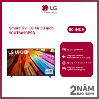 Smart Tivi LG AI 4K 50 inch 50UT8050PSB - SHOP Miễn phí GIAO + LẮP Hà Nội