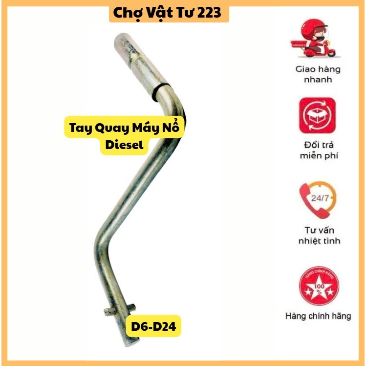 🎁 Tay Quay Máy Nổ Diesel D12 - D24