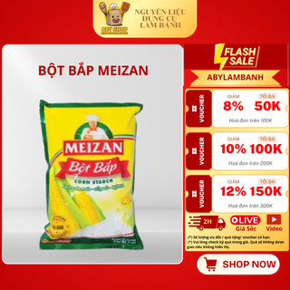 BỘT BẮP MEIZAN - 1kg bột bắp làm bánh bông lan, cupcake, bánh cookie, bột ngô làm bánh