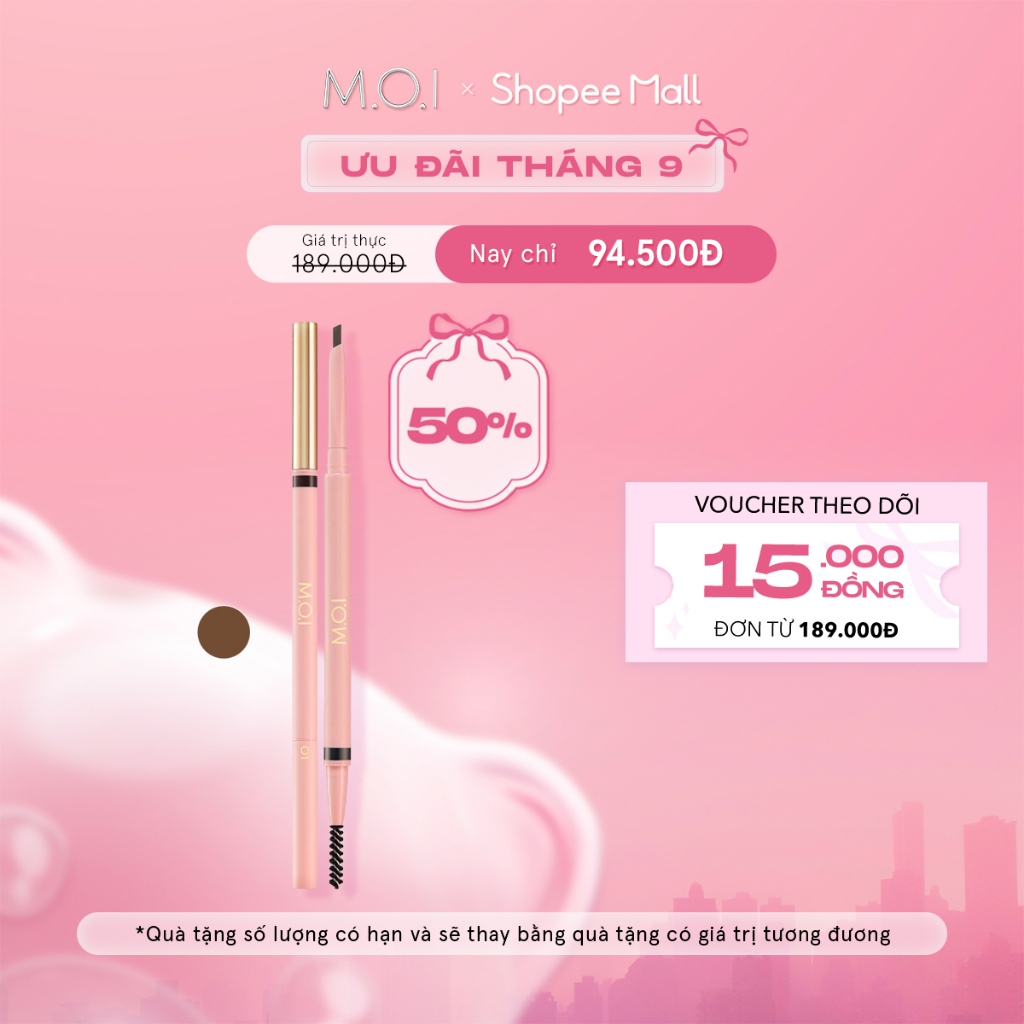 Chì kẻ mày MOI Perfect Shape Eyebrow Pencil