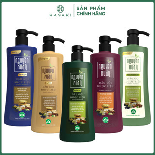 Dầu Gội Dược Liệu Nguyên Xuân Dưỡng Tóc Mềm Mượt 450ml Herbal Shampoo Hasaki Sản Phẩm Chính Hãng
