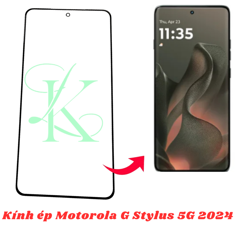 Kính ép trên màn hình dành cho Motorola G Stylus 5G 2024 | Kính ép dành cho motorola g stylus 5g 202