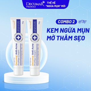 Combo 2 Kem Chấm Giảm Mụn Giảm Sưng Viêm, Mờ Thâm Sẹo Thế Hệ Mới Decumar ProMax Cream 15g - DPM2K