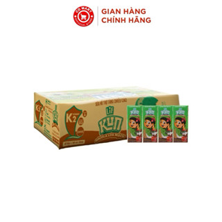 Thùng 48 Hộp Sữa  Uống KUN (Có Thẻ ) Hương Socola Lúa Mạch (K2) 180ml có thẻ đổi quà