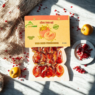 Hồng treo gió đà lạt MIDIFARM, hồng sấy treo dẻo ngọt tự nhiên không đường