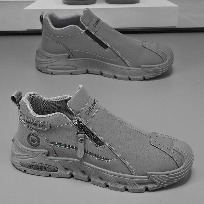 Giày Thể Thao Nam, Giày Sneaker, Giày Nam Da PU cao cấp, Giày có 3 màu Ghi, Vàng, Đen