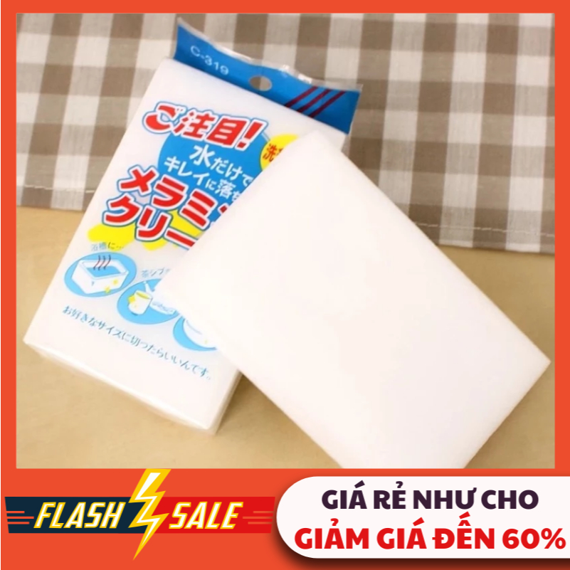 Set 5 Mút Xốp Melamine Tẩy Rửa Đa Năng Làm Sạch Mọi Vết Bẩn Vết Bút Chì Bông Xốp Melamine Đa Năng #