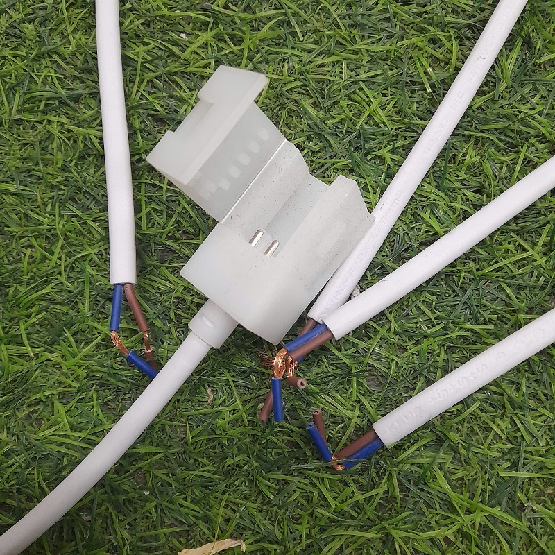 Kẹp nối nhanh, giắc nối nguồn dây led silicon, giắc dây 220v