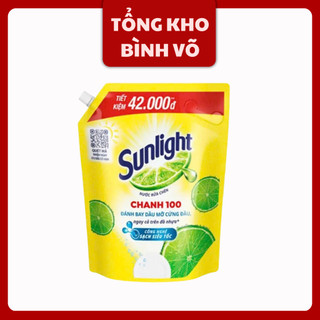  Nước Rửa Chén Sunlight Chanh Túi 3.1kg – Đánh Bay Dầu Mỡ Nhanh Chóng 