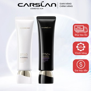 Kem chống nắng CARSLAN nâng tone dưỡng da Refresh Carslan Primer kem lười Kem Lót 3 trong 1 35g SPF 50 + PA + + +