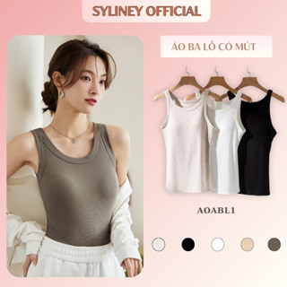 Áo Ba Lỗ Thun Lạnh Có Lót Đệm SYLINEY, Thoáng Mát, Tiện Lợi, Chất Liệu Thun Tăm Khô Nhanh ABL