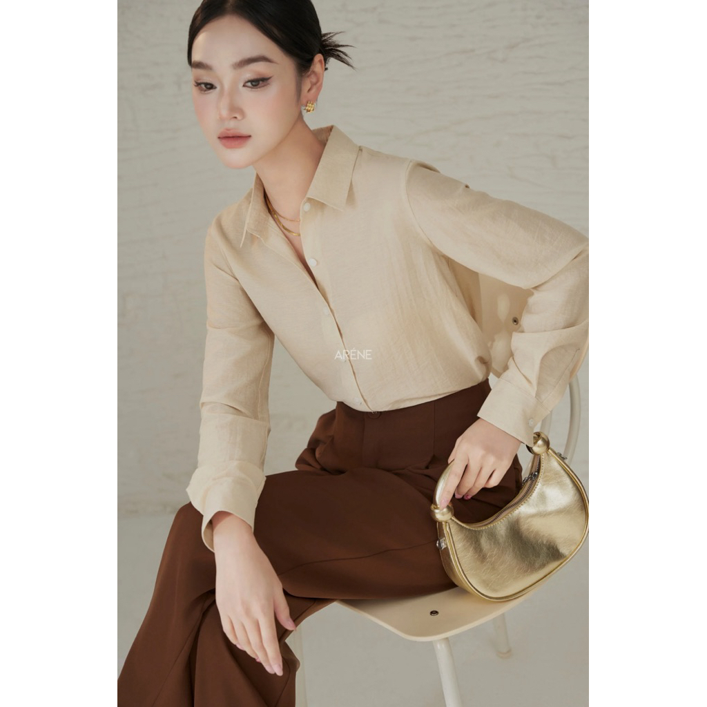 Áo sơmi linen tơ ARÉNE AS013 | BigBuy360 - bigbuy360.vn