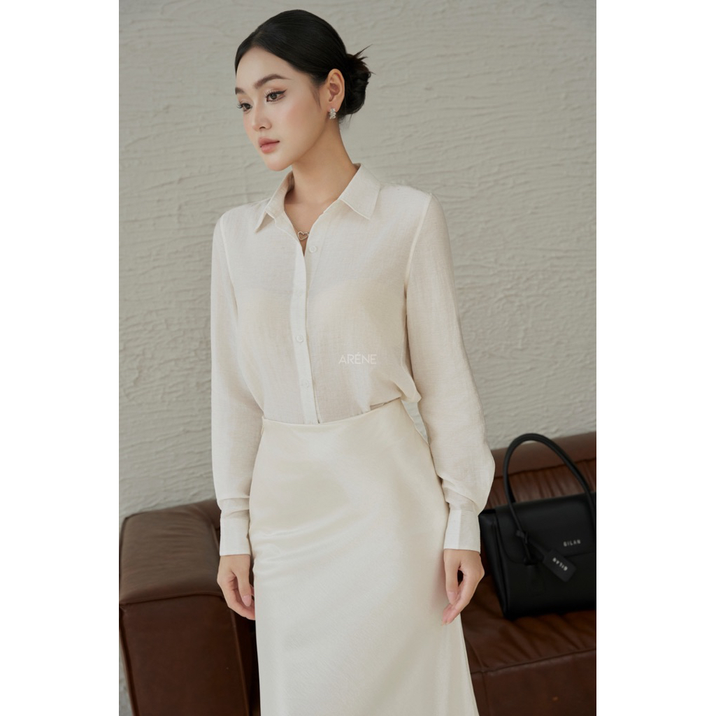 Áo sơmi linen tơ ARÉNE AS013 | BigBuy360 - bigbuy360.vn
