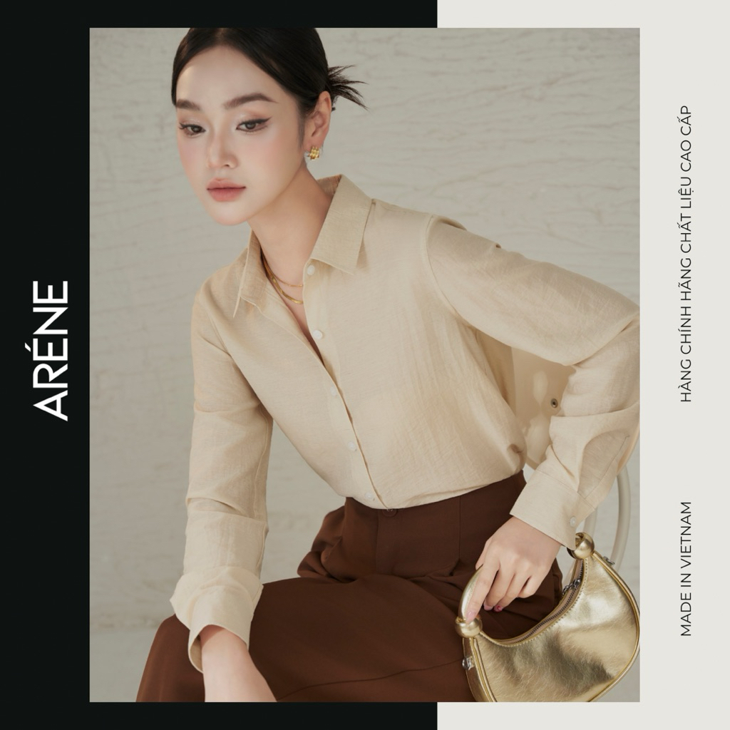 Áo sơmi linen tơ ARÉNE AS013 | BigBuy360 - bigbuy360.vn