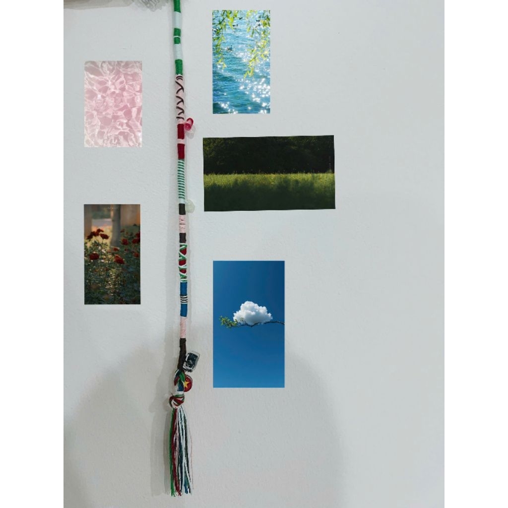 Kẹp tóc Hairwrap màu sắc cá tính - Charm tròn cờ Việt Nam