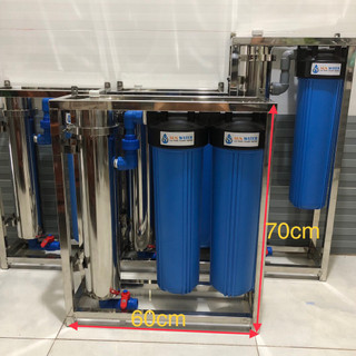  Bộ Lọc Nước Đầu Nguồn UF inox 3000l Kèm Cốc Béo PP Khung inox 