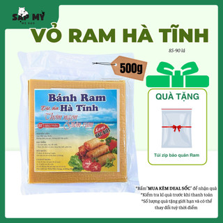  Vỏ ram Hà Tĩnh  ram cuốn nem  bánh đa nem loại đặc biệt ngon mềm dẻo dễ cuốn hút chân không 