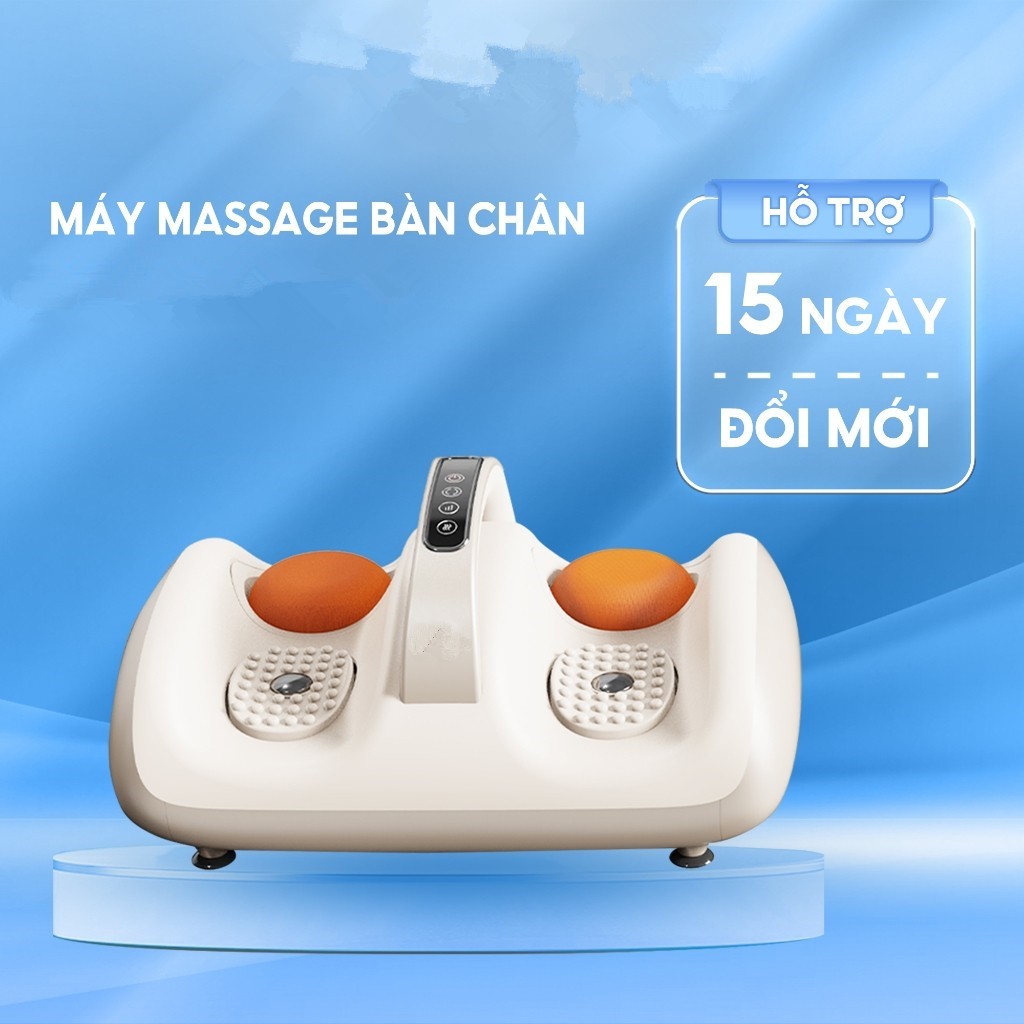 Máy Massage Bàn Chân TY-888 Massage Rung Tần Số Cao Con Lăn Tự Động Chườm Ấm Ánh Sáng Đỏ