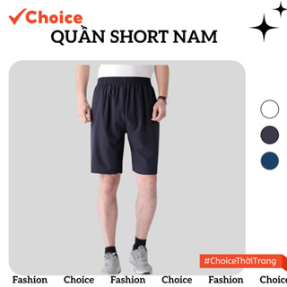 [Choice] Quần Short Nam QS01 Kiểu Dáng Thể Thao, Có Thêm Túi Khóa Sau Tiện Lợi