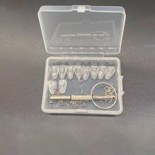 Combo Set 5 cặp đệm đỡ mũi Silicom đỡ mũi chống trơn ( Tặng kèm tô vít vặn ) - Kính Mắt Trang Nâu