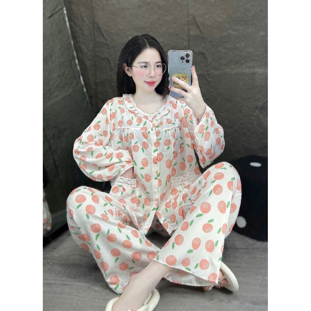 BỘ TOLE NỮ DỄ THƯƠNG, ĐỒ BỘ BABYDOLL TAY DÀI QUẦN DÀI SIÊU HOT MẶC NHÀ