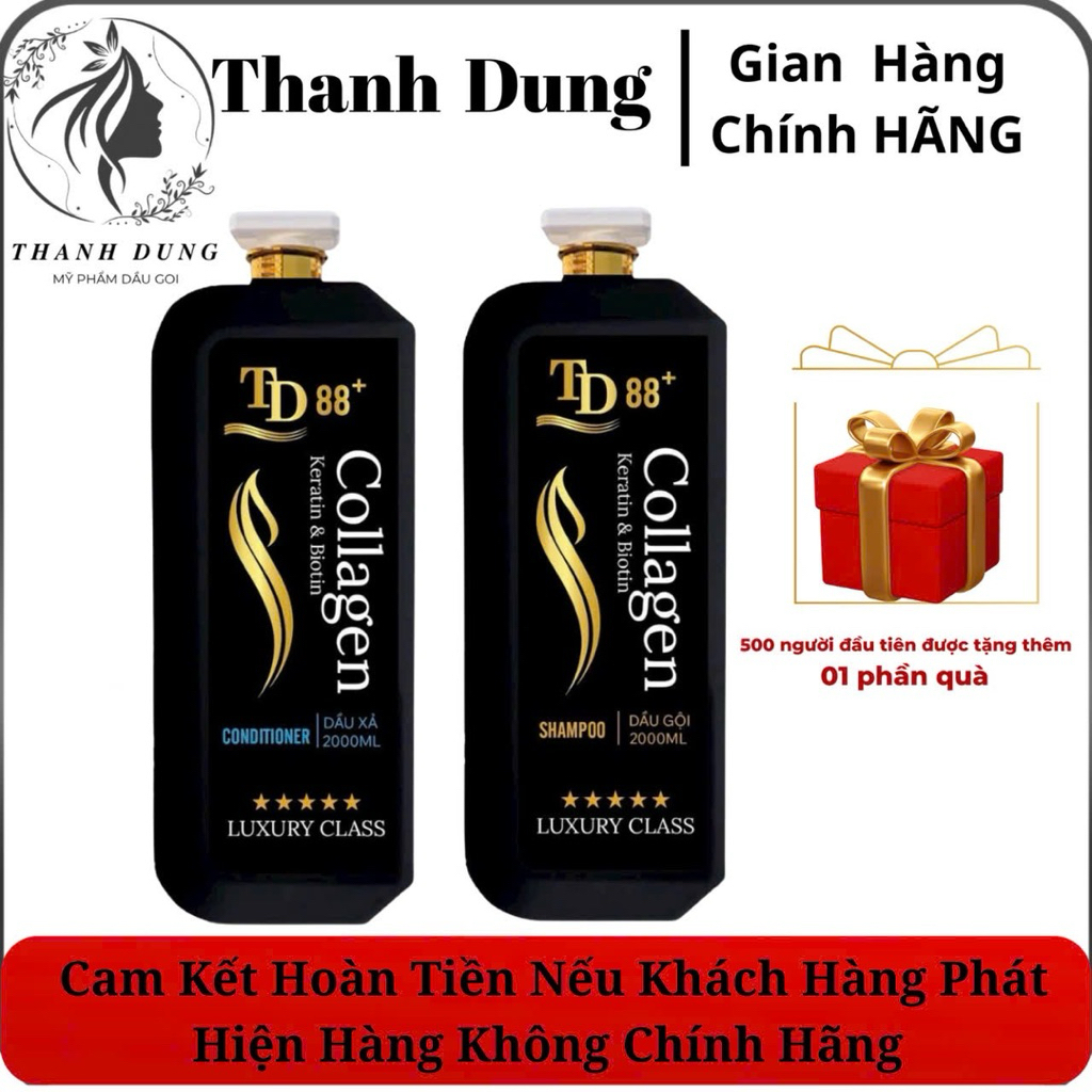 Cặp Gội Xả kerratin & Colagen TD88 Cuốn Hút Từng Góc Nhìn Đã Về Hàng Tiếp