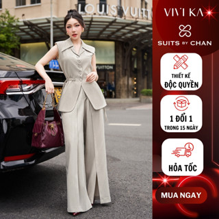 SUITS BY CHAN Áo Vest Nữ Iris Vest, Quần Dài Nữ Iris Pants