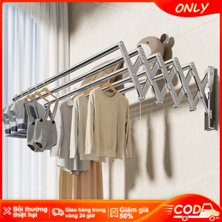  ONLY Giàn Phơi Thông Minh Cây Phơi Quần Áo Gấp Gọn Giàn Phơi Quần Áo Gắn Tường 