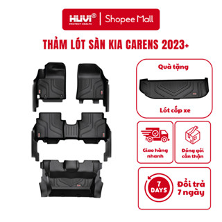 [TẶNG CỐP] Thảm lót sàn Kia Carens (2023-nay) nhựa TPE tràn viền chính hãng HUVI Việt Nam