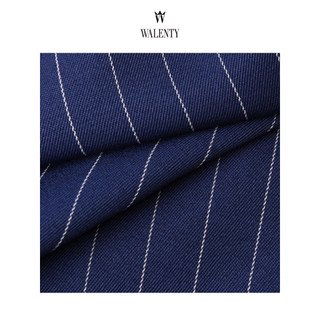 [Walenty] (Tách set) Blazer nữ cao cấp và Quần đứng sọc xanh navy, chuẩn phom tôn dáng