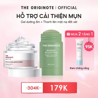 [MUA 2 TẶNG 1] Combo Gel dưỡng ẩm và Thanh Lăn Mặt Nạ Đất Sét The Originote dưỡng da mặt làm dịu da