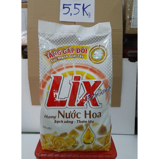  Bột giặt LIX 5.5kg extra hương nước hoa 