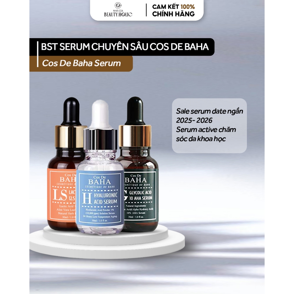 🔺[SALE DATE NGẮN 2025-2026] 🔺Serum dưỡng da COSDE BAHA