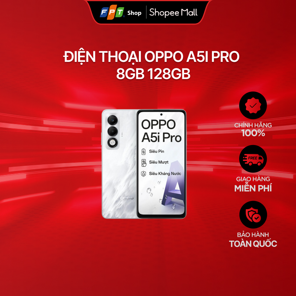 [Chỉ GH tận nơi] Điện thoại OPPO A5i Pro 8GB 128GB