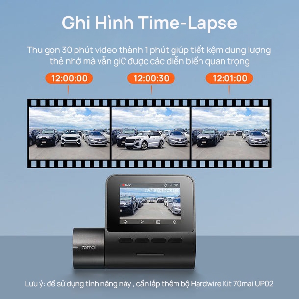 Camera hành trình ô tô 70mai A200 HDR 1080P ghi hình trước sau sắc nét, giám sát đỗ xe 24h an toàn - Bản Quốc Tế | BigBuy360 - bigbuy360.vn