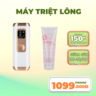 Máy Triệt Lông Mini Vĩnh Viễn Wax Lông Lạnh Tẩy Lông Vùng Kín Cạo Lông Da Mặt Tay Chân 5 Cấp Độ Trẻ Hóa Da Vô Hạn Xung