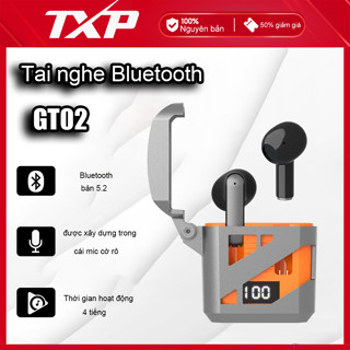Tai nghe Bluetooth không dây GT02 Chất lượng âm thanh HiFi Tai nghe Bluetooth cảm ứng trong suốt