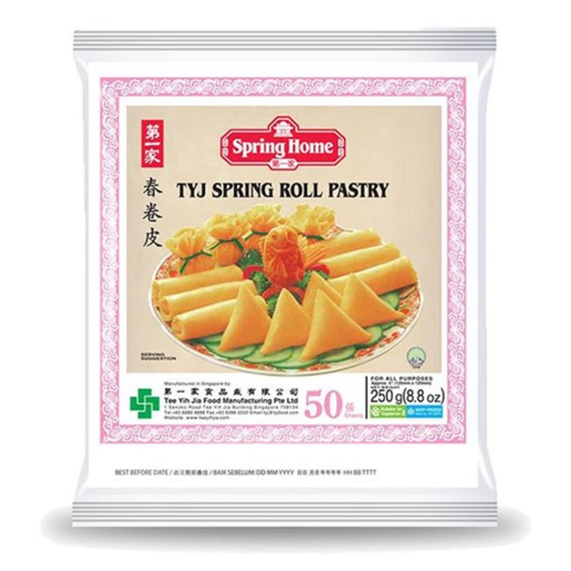 Vỏ Chả Giò Spring Home/ Bánh Tráng Spring Home Singapore/ Vỏ Cuốn Nem Chả Giò - Nhập Khẩu Singapore