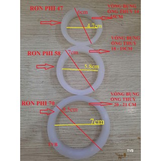 Ron phi 70, ron 70, ron máy nước nóng phi 70, ron máy năng lượng phi 70
