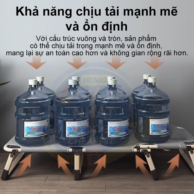 HEINO Giường gấp di động Heino 4 nấc điều chỉnh tựa lưng - Giường ngủ văn phòng nghỉ trưa | BigBuy360 - bigbuy360.vn