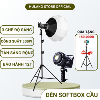 Đèn livestream Bộ đèn softbox cầu SY700 HULAKO kèm chân cao cấp 2m8 Đèn studio livestream bán hàng chuyên nghiệp