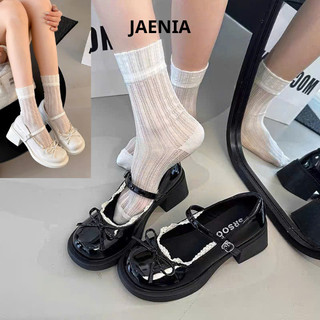  HÀNG LOẠI 1 Giày búp bê lolita nữ cao cấp đế cao 5cm mũi tròn phối nơ kiểu ulzzang có viền ren GD70 