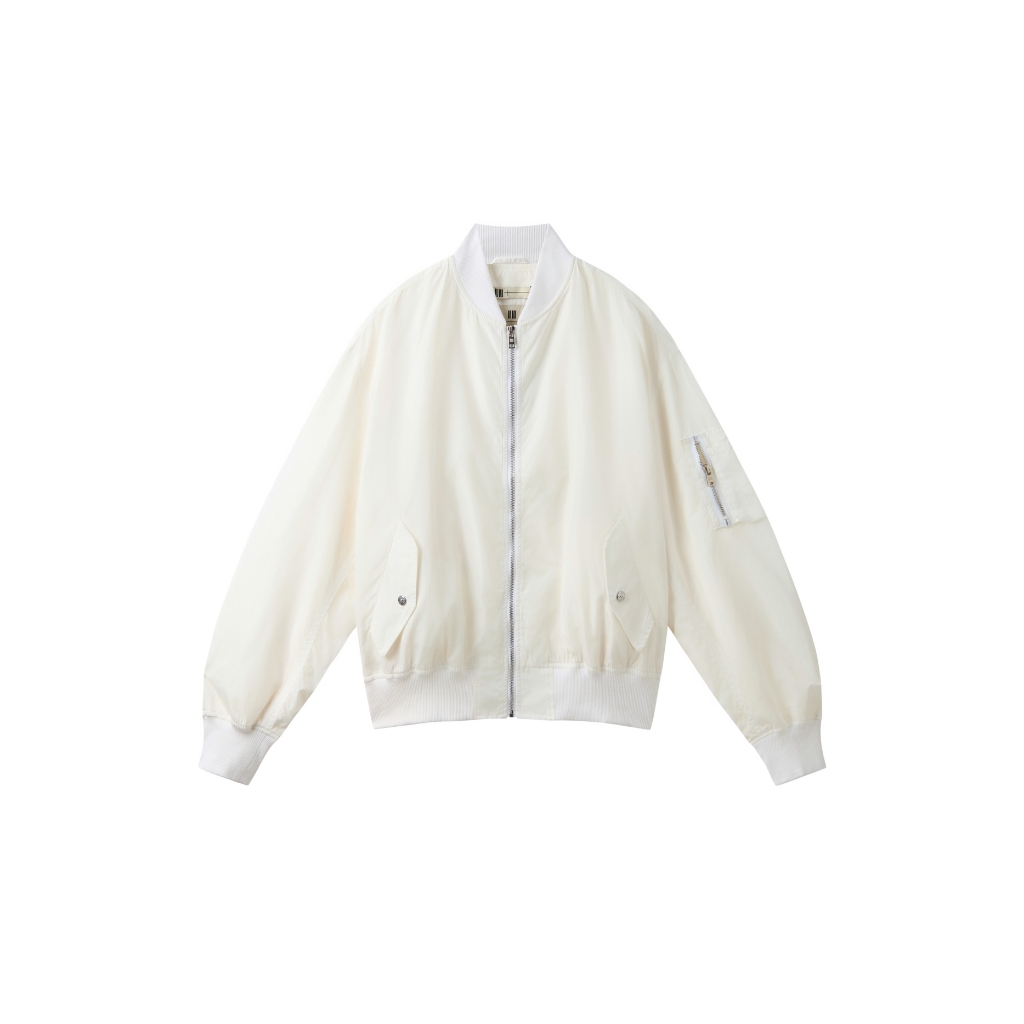 Áo Bomber Jacket / White 23september